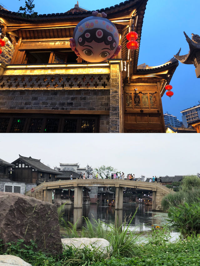 能打敗李莊古鎮的，那就只有夜晚的李莊古鎮了！！！