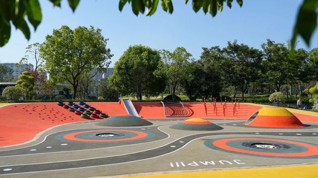 家門口的金虹橋公園