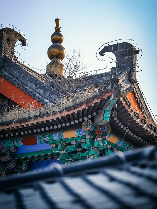 遼寧遼陽廣佑寺美麗景區。