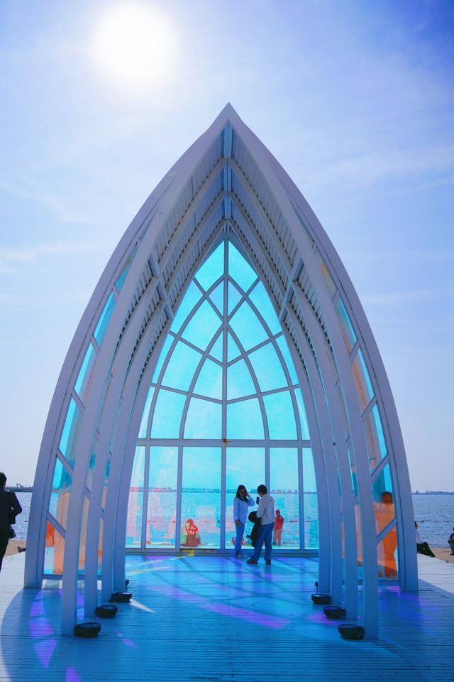 浪漫的攬月灣，曹妃甸人的阿那亞。