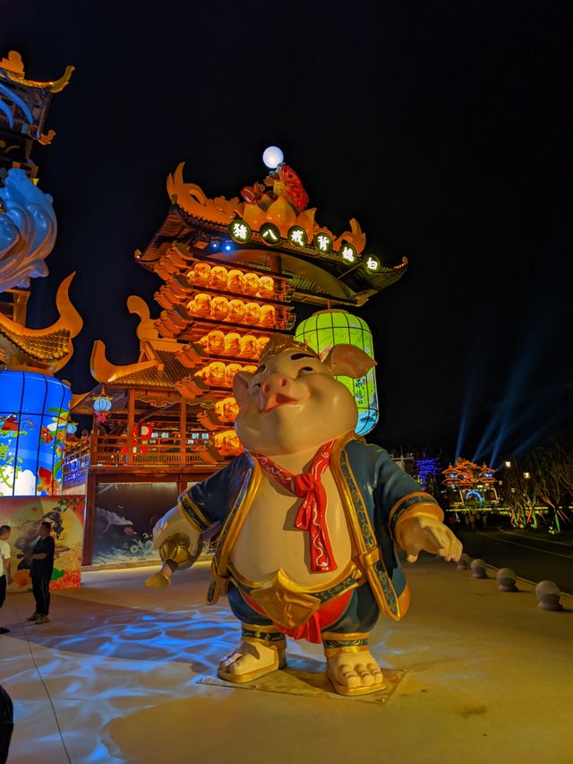 武漢周邊西遊主題的不夜城。