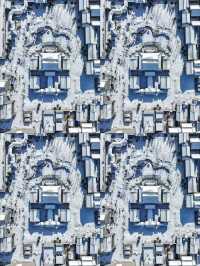 雪落晉陽，太原古城披銀裝！。