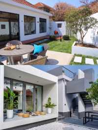 在青島,雪景私湯小院!真的太 chill 了~