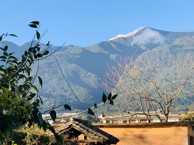在房間就可以看到蒼山的民宿！
