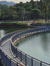 #中山金鐘湖公園：迷人湖景