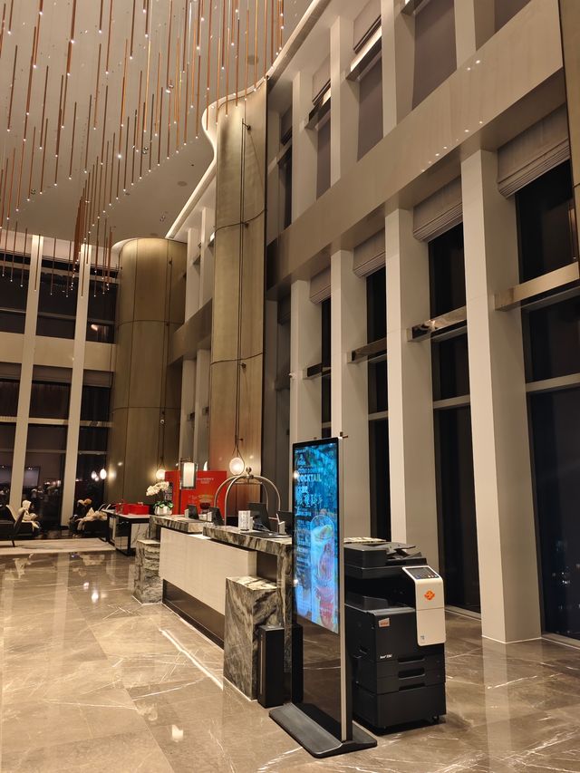 諸暨希爾頓酒店觀賞整個諸暨夜景