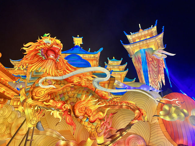 自貢燈會真的太震撼了