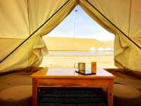Glamping in the dessert 
