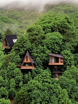 Treetop Houses Are Going Crazy! This Hidden Gem in Zhuji Turns Graduates into Mountain Kings