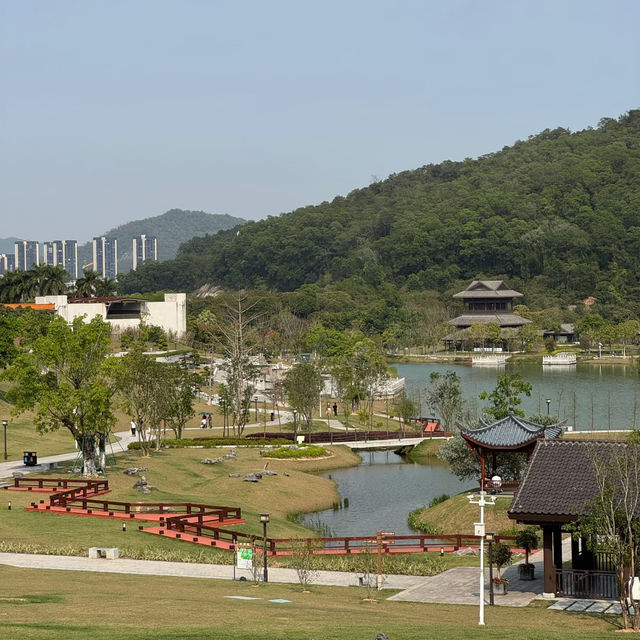 在中山！！假期來金鐘湖公園吸吸氧😌