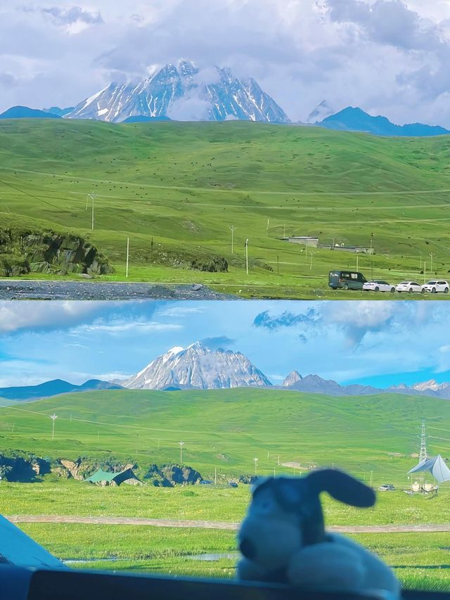 川西秘境姑弄村：雪山下的露營天堂