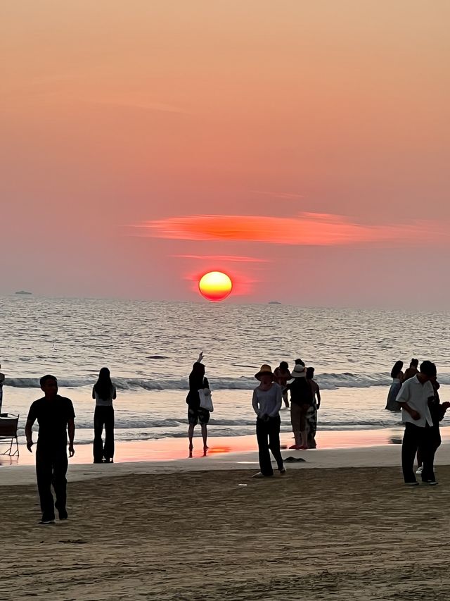 三亞灣海景酒店推薦｜出門就係橘子海日落