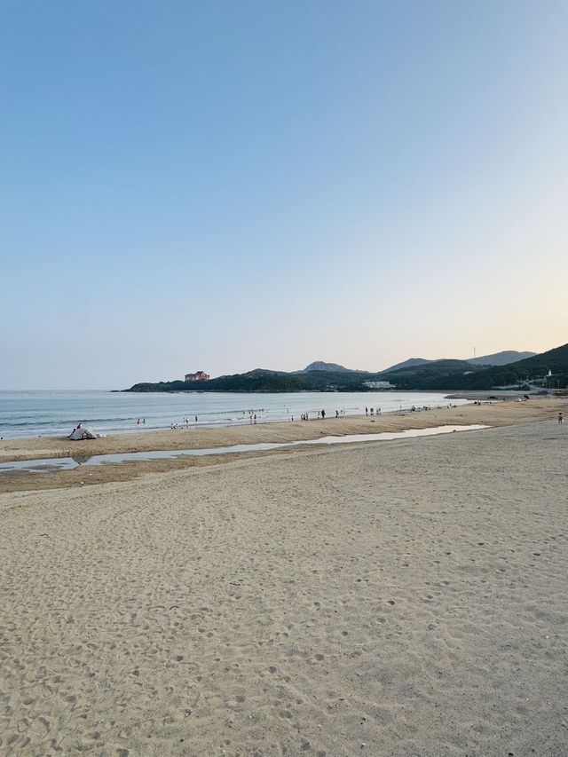 帶小朋友去大連海島必住沙灘浴場零距離