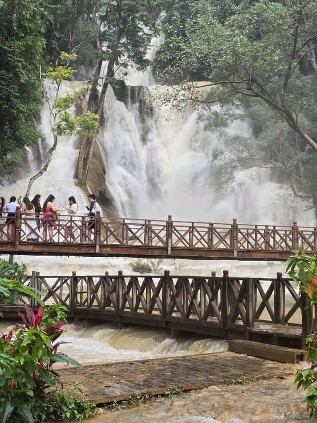 Kuang Si Waterfalls in the Rainy Season: Wild, Wet, Worth It