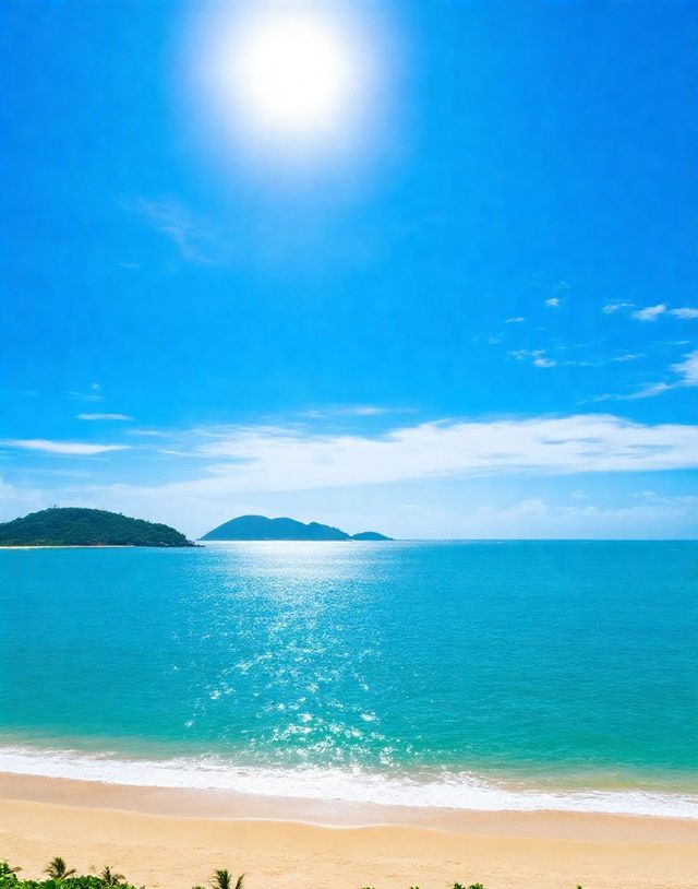 〝天下第一灣”|沙灘細膩如粉，海水澄澈見底，能見度高達9米