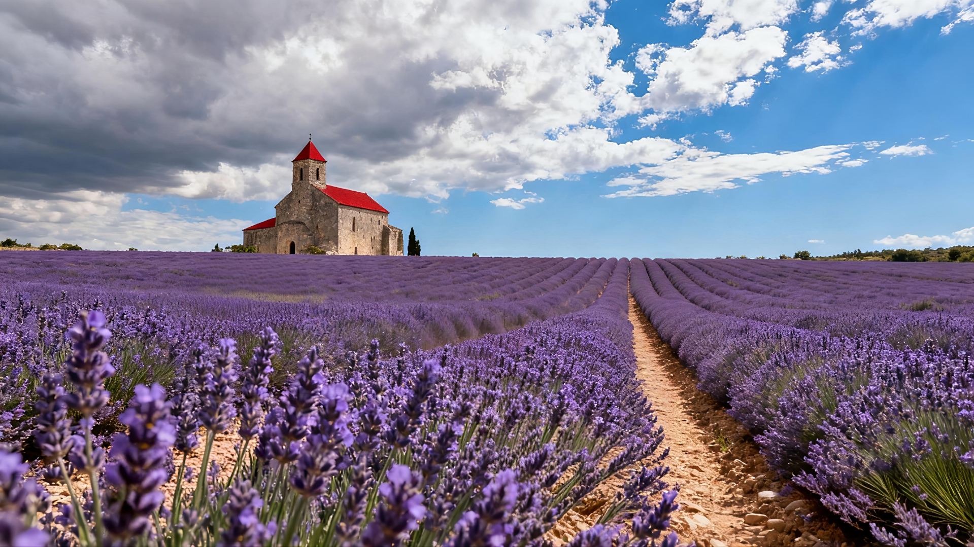 A purple rendezvous awaits, Provence writes romance into every detail!
