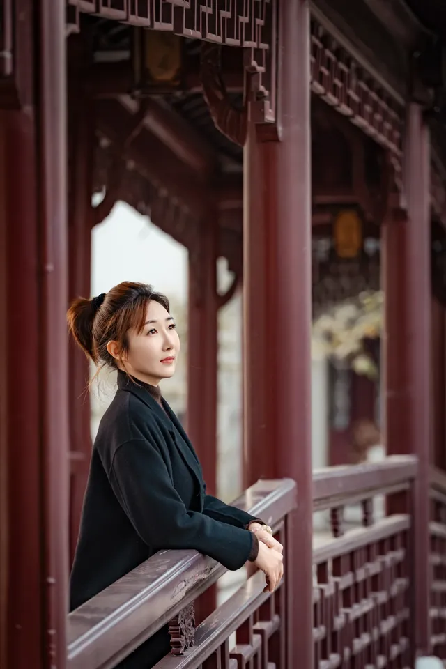 唐山南湖約拍｜秋日仙霧裡的國風浪漫