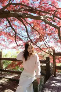 莫干山的楓葉紅啦錯過等一年