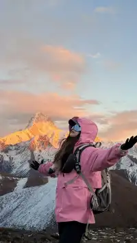 原來冷嘎措的日照金山 才是川西頂流！！！