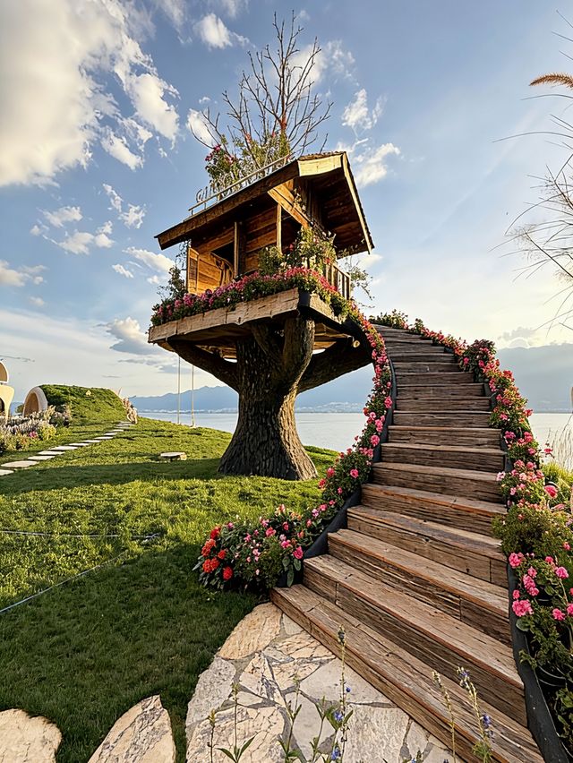 小屋是不是很有童話感！！