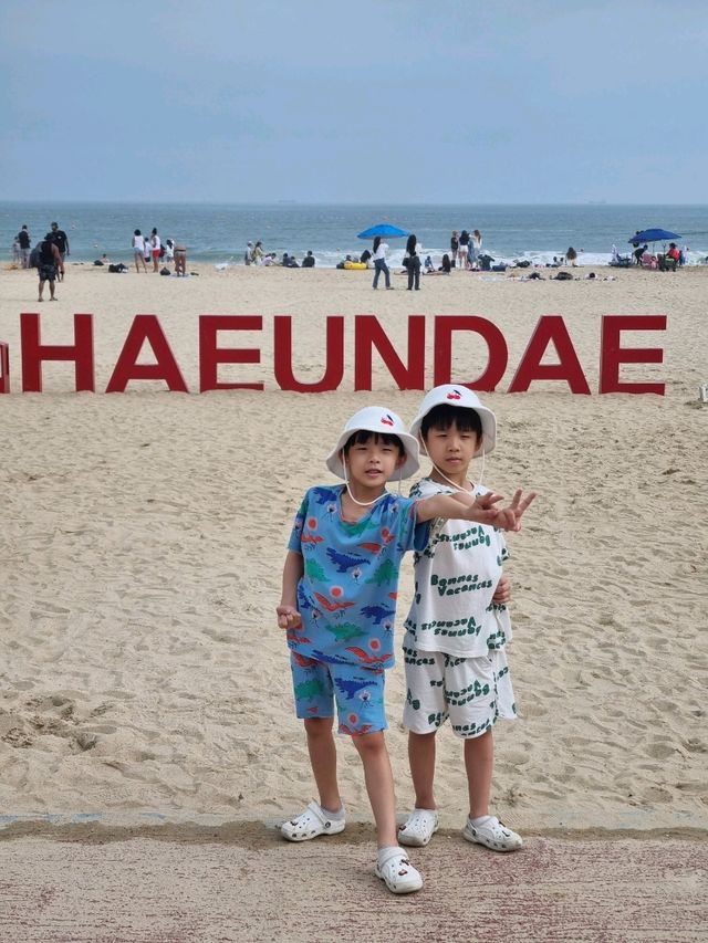 여름에 부산가면 해운대지!