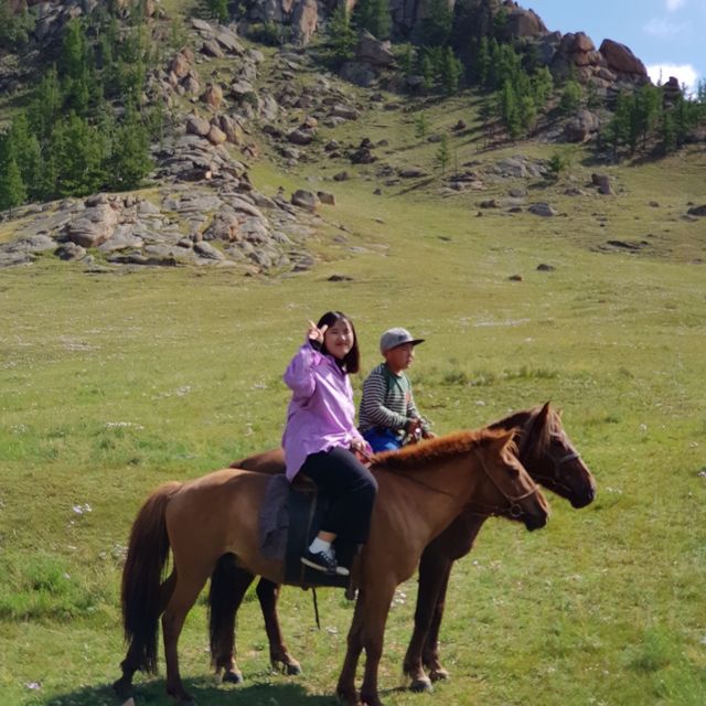 몽골 테를지 국립공원 승마체험 🐴