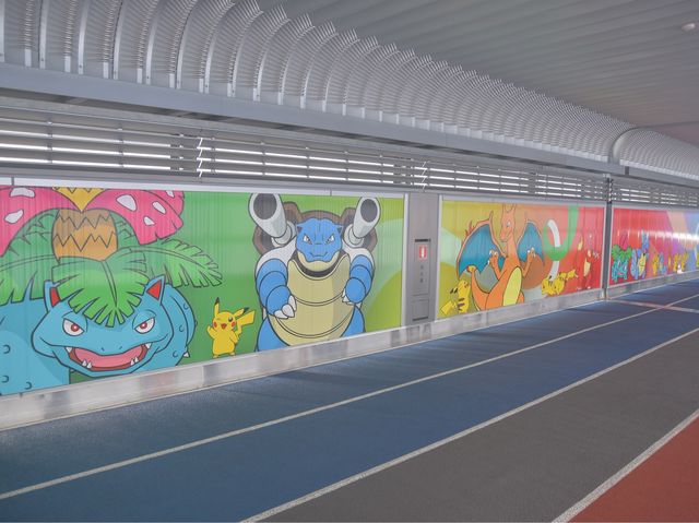 成田空港第3ターミナルのポケモンロード