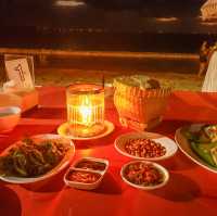 Sunset and Dinner at Jimbaran Bali