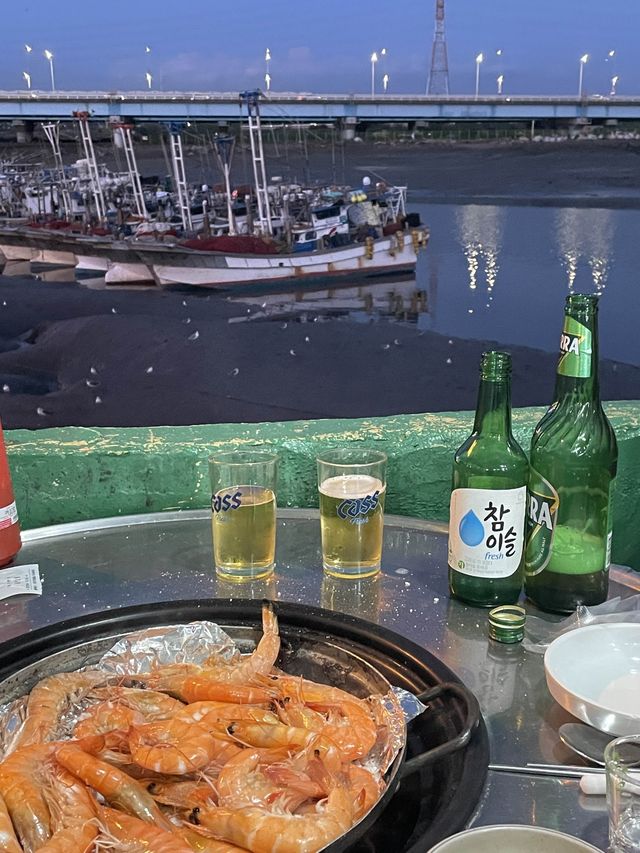 지금날씨에 딱! 인천 소래포구 대하구이🦐