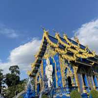 วัดร่องเสือต้น (วัดสีน้ำเงิน )จังหวัดเชียงราย