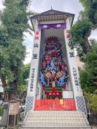 【有很古老歷史的櫛田神社】