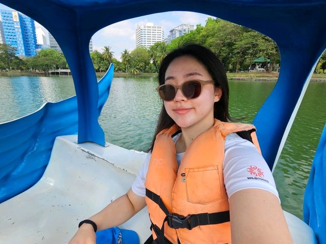 🇹🇭 태국 방콕 룸피니 공원에서 오리배타기 💙