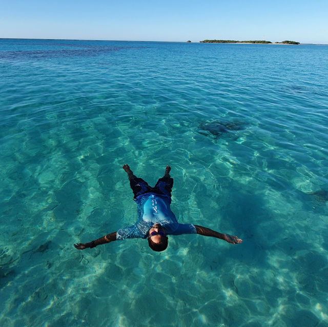Cruising the Azure blue waters of Maldives 