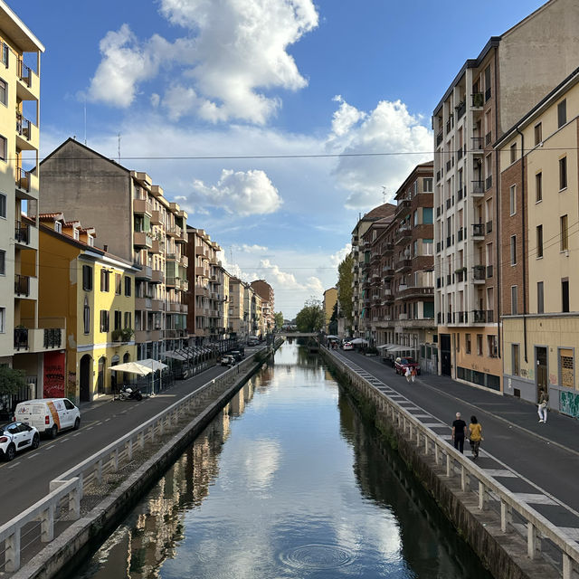 Lively atmosphere in Naviglio Grande