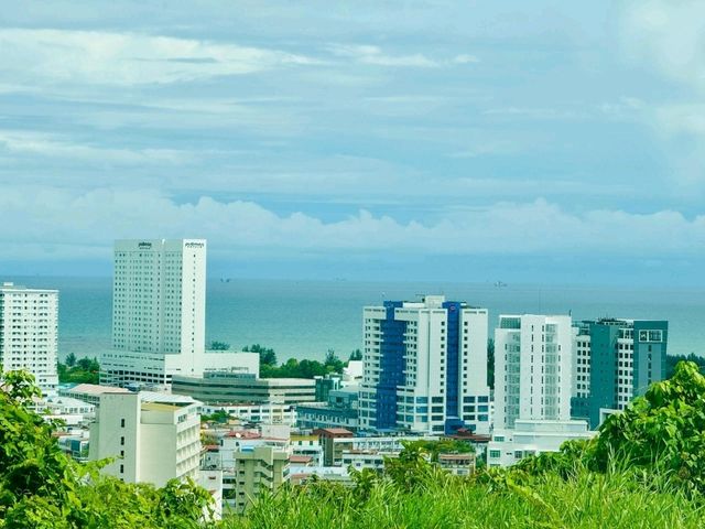 Miri City lookout from Canada Hill 