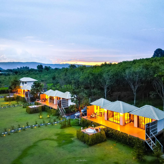 #ที่พักเปิดใหม่ภูผาม่าน วิลล่าส่วนตัว ริมทะเลสาป