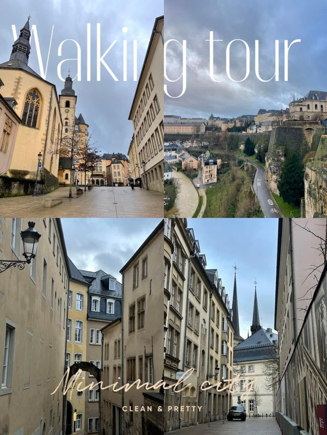 Luxembourg city walking tour 🇱🇺 