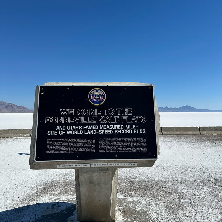 Western USA Travel - Salt Flats in Utah
