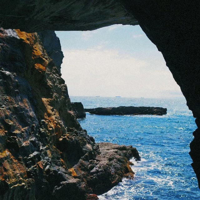 天然絕景🌳嗚石海岸