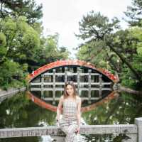 Sumiyoshi Shrine ศาลเจ้าเก่าแก่ ถ่ายรูปสวย