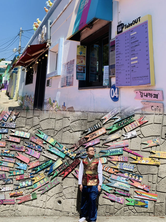 A Fairytale Adventure: Exploring Gamcheon Cultural village in Hanbok