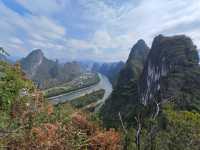 Xianggong Mountain 相公山 Yangshuo 阳朔县 in autumn colours