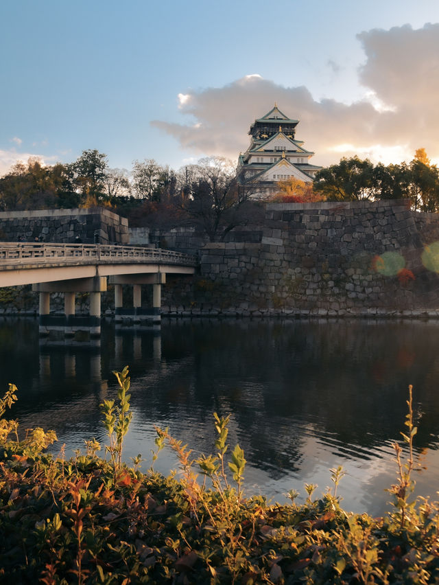 深秋的大阪城公園