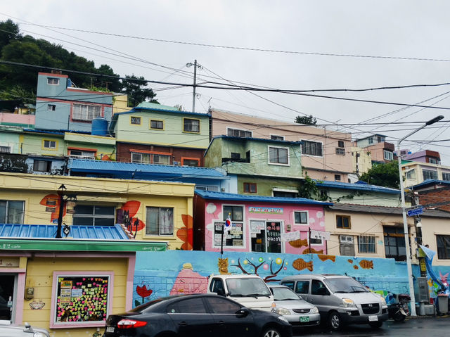 🇰🇷釜山這些小屋太可愛色彩繽紛了💝 