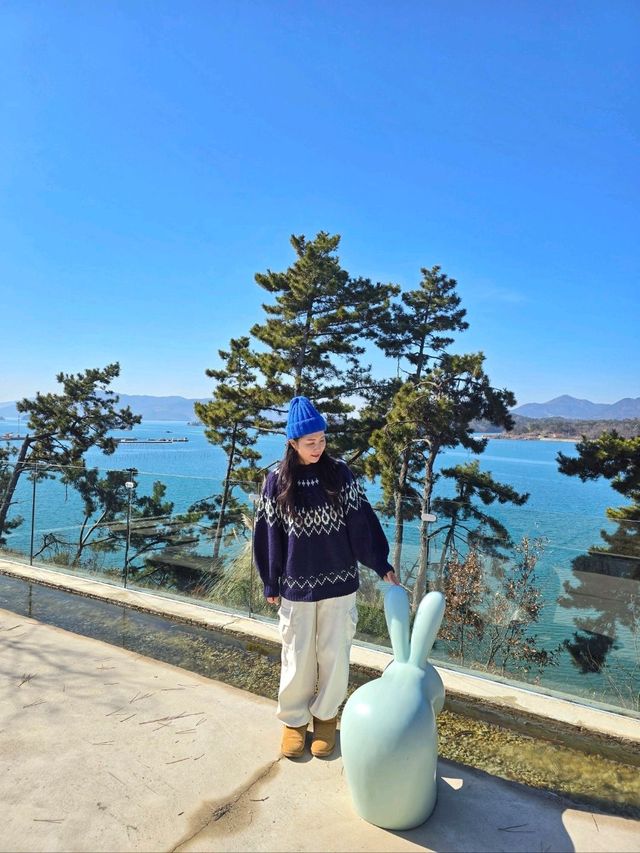 보석같은 바다빛깔이 예뻤던 사천 오션뷰카페🩵