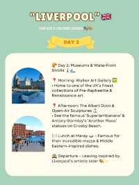 Liverpool Itinerary 