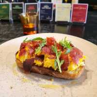 coffee tasting and nice food