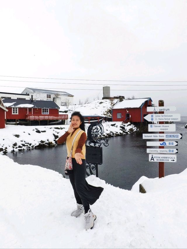 超美的羅弗敦群島雪景