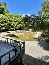 Spring Visit to Jissoin Monzeki: A Peaceful Escape with Blue Maple Leaves