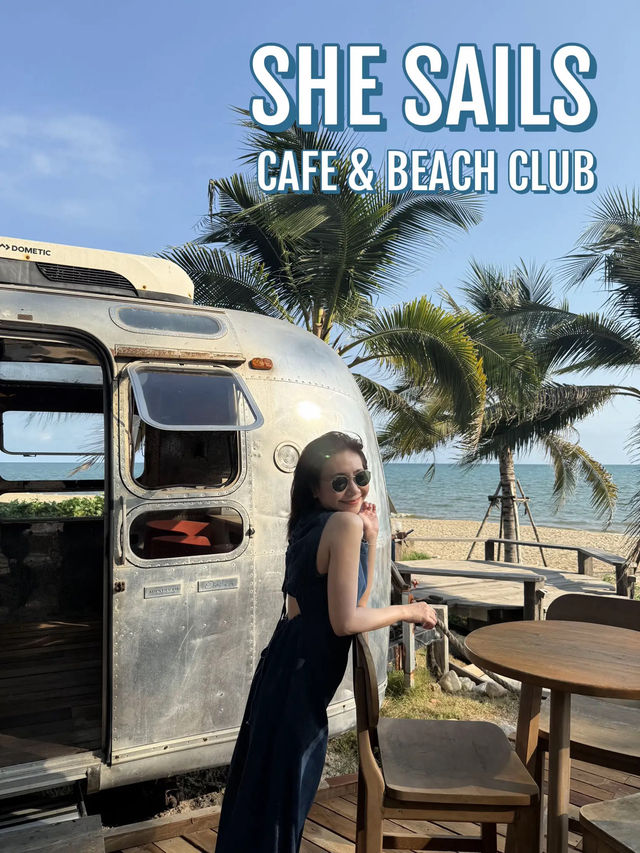 She Sails Cafe & Beach Club คาเฟ่ริมทะเล จ.ระยอง